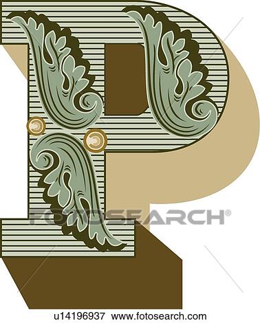 Federal Capital P View Large Clip Art Graphic Clip Art - Federal Capital P. Fotosearch