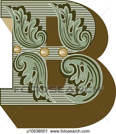 Clipart - Federal letter B. Fotosearch