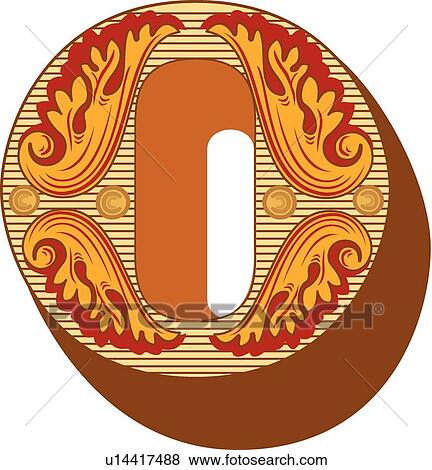 Federal letter O View Large Clip Art Graphic Clip Art - Federal letter O. Fotosearch