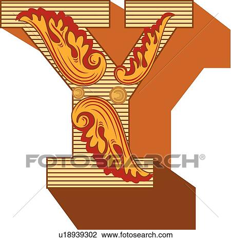 Federal letter Y View Large Clip Art Graphic Clipart - Federal letter Y. Fotosearch
