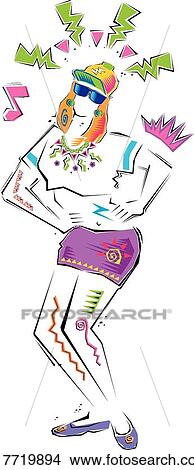 Clipart - Fiesta clipart woman dancing. Fotosearch