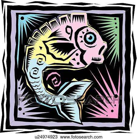 Fiesta Fish View Large Clip Art Graphic Clipart - Fiesta Fish. Fotosearch