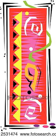 Fiesta I letter I View Large Clip Art Graphic Clipart - Fiesta I letter I. Fotosearch