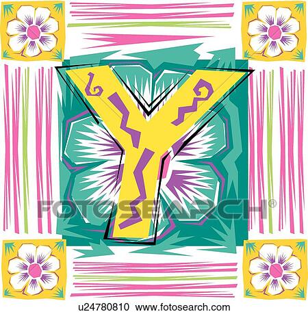 Clipart - Fiesta II Capital Y. Fotosearch