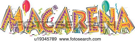 Clip Art - Fiesta Macarena. Fotosearch