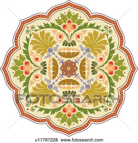 Floral Design Ornament View Large Clip Art Graphic Clip Art - Floral Design Ornament. Fotosearch