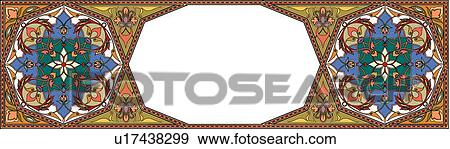 Floral leaf banner with copy space View Large Clip Art Graphic Clip Art - Floral leaf banner with copy space. Fotosearch