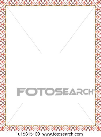 Clip Art - Formal Border. Fotosearch