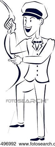 Gas station attendant View Large Clip Art Graphic Clipart - Gas station attendant. Fotosearch