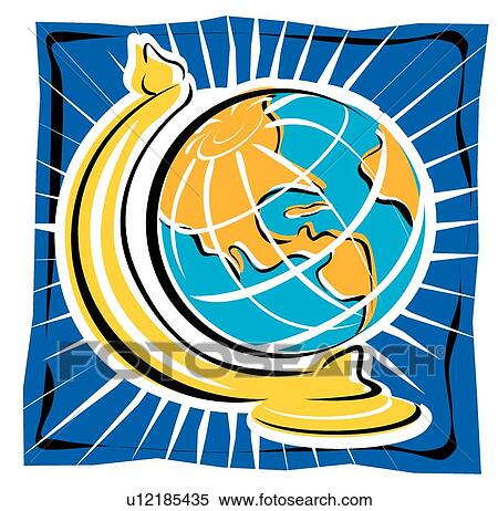 Clipart - Globe. Fotosearch