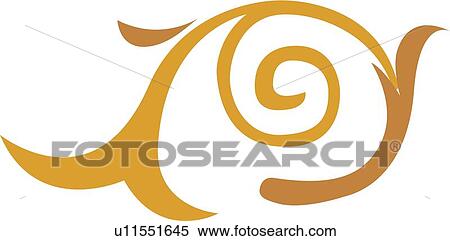Gold and brown flower illustration View Large Clip Art Graphic Clipart - Gold and brown flower illustration. Fotosearch