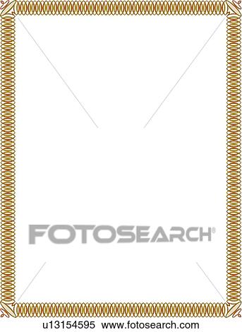 Gold and Red Loop Border View Large Clip Art Graphic Clipart - Gold and Red Loop Border. Fotosearch