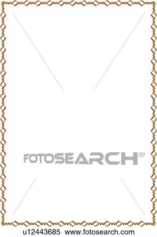 Gold Border View Large Clip Art Graphic Clipart - Gold Border. Fotosearch