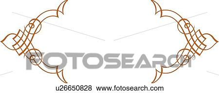Gold fancy lines with copy space View Large Clip Art Graphic Clip Art - Gold fancy lines with copy space. Fotosearch
