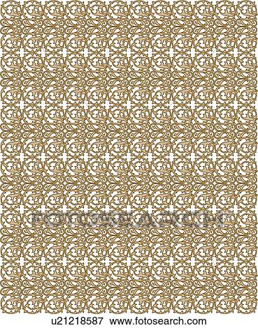 Gold leaf fancy background pattern View Large Clip Art Graphic Clip Art - Gold leaf fancy background pattern. Fotosearch