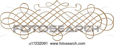 Gold loops View Large Clip Art Graphic Clipart - Gold loops . Fotosearch