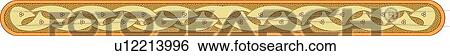 Gold modern header View Large Clip Art Graphic Clip Art - Gold modern header . Fotosearch