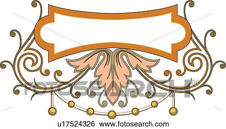 Gold, orange and green leaf banner View Large Clip Art Graphic Clip Art - Gold, orange and green leaf banner. Fotosearch