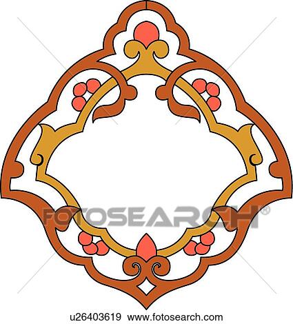 Clip Art - Gold orange copy space. Fotosearch