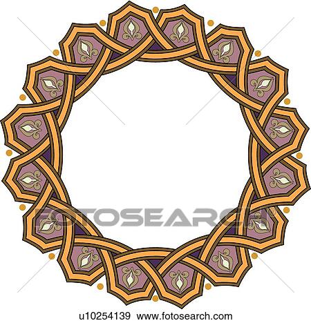 Gold purple circle frame with copy space View Large Clip Art Graphic Clip Art - Gold purple circle frame with copy space. Fotosearch