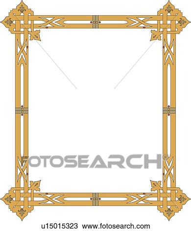 Gold rectangle frame View Large Clip Art Graphic Clipart - Gold rectangle frame. Fotosearch