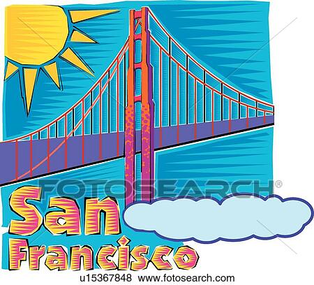 Golden Gate Bridge Clipart Clip Art U Fotosearch