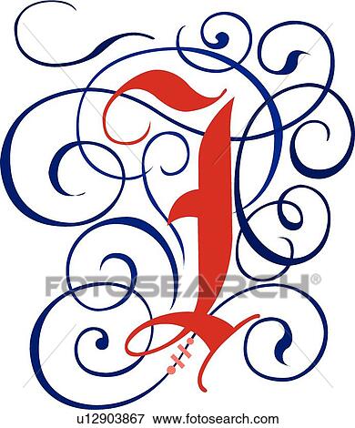 Gothic letter I View Large Clip Art Graphic Clip Art - Gothic letter I. Fotosearch