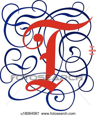 Gothic letter T View Large Clip Art Graphic Clip Art - Gothic letter T. Fotosearch