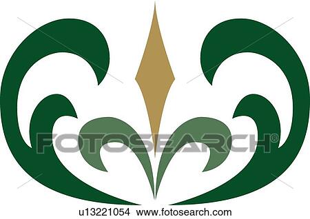 Green and brown lines View Large Clip Art Graphic Clipart - Green and brown lines. Fotosearch