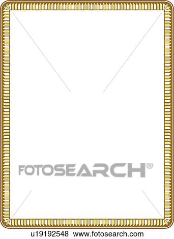 Green and Gold Border View Large Clip Art Graphic Clip Art - Green and Gold Border. Fotosearch