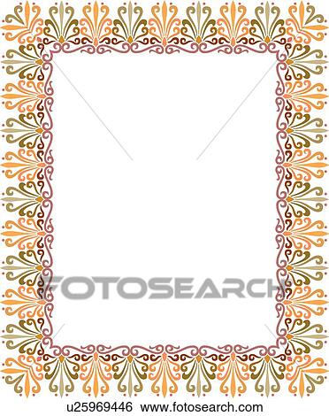 Green and Orange Border View Large Clip Art Graphic Clip Art - Green and Orange Border. Fotosearch