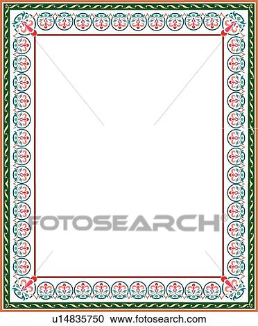 Green and Orange Border View Large Clip Art Graphic Clipart - Green and Orange Border. Fotosearch