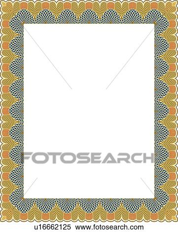 Clipart - Green and Teal Border. Fotosearch