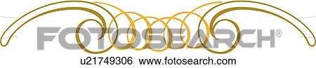 Green and yellow horizontal Design Ornament header View Large Clip Art Graphic Clip Art - Green and yellow horizontal Design Ornament header. Fotosearch