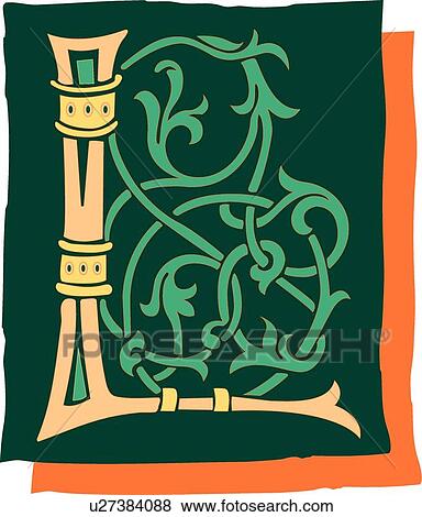 Green background letter L View Large Clip Art Graphic Clip Art - Green background letter L. Fotosearch