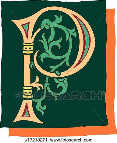 Green background letter P View Large Clip Art Graphic Clipart - Green background letter P. Fotosearch