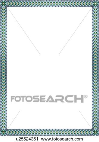Clipart - Green Border. Fotosearch