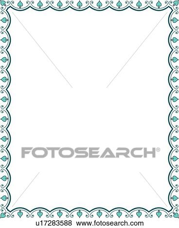 Green Leaf Border View Large Clip Art Graphic Clip Art - Green Leaf Border. Fotosearch