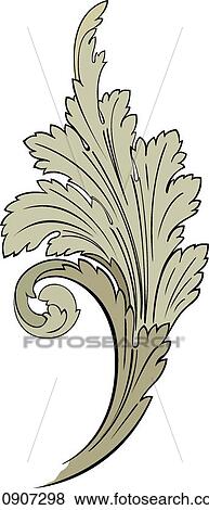 Green leaf Design Ornament View Large Clip Art Graphic Clip Art - Green leaf Design Ornament. Fotosearch