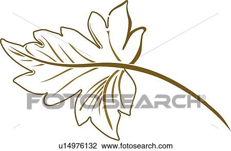 Green leaf outline illustration View Large Clip Art Graphic Clipart - Green leaf outline illustration. Fotosearch