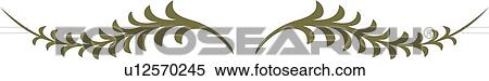 Green leafy branches header View Large Clip Art Graphic Clipart - Green leafy branches header. Fotosearch
