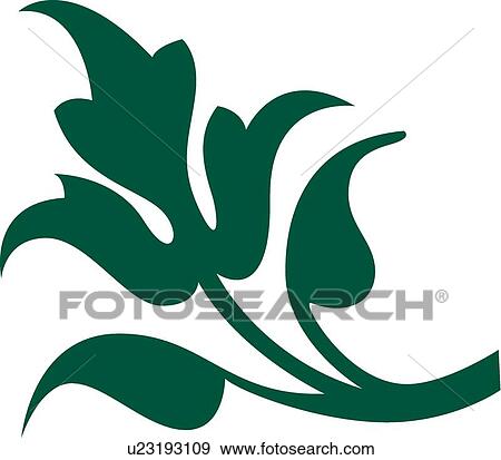 Green leaves illustration View Large Clip Art Graphic Clip Art - Green leaves illustration. Fotosearch