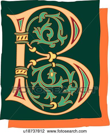 Green letter B View Large Clip Art Graphic Clipart - Green letter B. Fotosearch