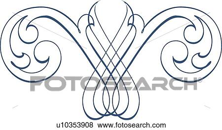 Green Loop Printer Ornament View Large Clip Art Graphic Clip Art - Green Loop Printer Ornament. Fotosearch