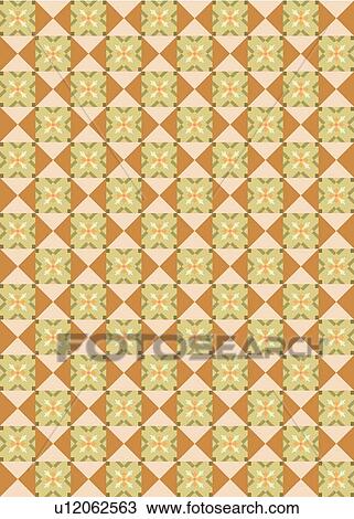 Green, Pink and Brown Repeating Background Pattern View Large Clip Art Graphic Clipart - Green, Pink and Brown Repeating Background Pattern. Fotosearch