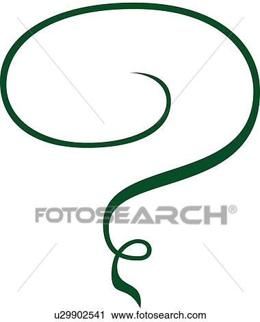 Clipart - Green question mark . Fotosearch