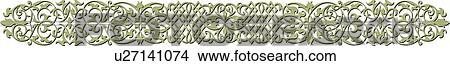 Green rectangle Design Ornament View Large Clip Art Graphic Clipart - Green rectangle Design Ornament. Fotosearch