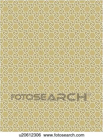 Clip Art - Green star background pattern. Fotosearch