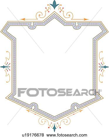 Clip Art - Grey frame. Fotosearch