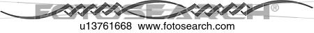 Grey Swirled Decoration View Large Clip Art Graphic Clip Art - Grey Swirled Decoration. Fotosearch